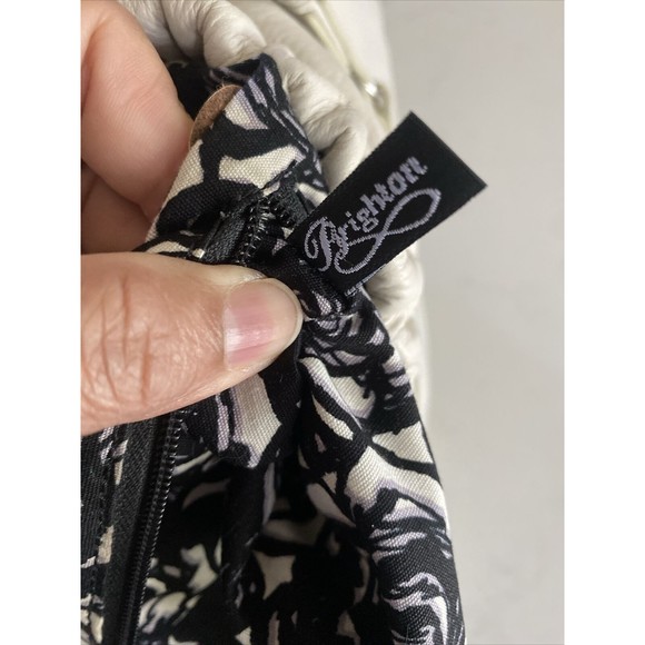 BRIGHTON Off-White Crossbody/Shoulder Leather Bag - Picture 13 of 16